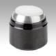 Self-aligning pads, Form H, press fit, flattened ball, with POM insert