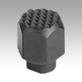 Self-aligning pads, self-righting, Form J, press fit, flattened ball, with diamond grip