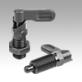 Cam-action indexing plungers with stop