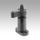 Swing clamps, heavy duty, extended clamping travel, automation compatible, Form A, with clamping arm