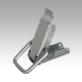 Latches, steel or stainless steel, with draw bail for up to 2000N, fastening holes concealed, Form B