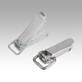 Latches, steel or stainless steel, with draw bail, fastening holes concealed