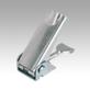 Latches, steel or stainless steel, with adjustable metal plate hooks for up to 1000N, fastening holes concealed, short version, Form A, standard