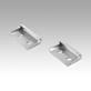 Catch plates for latches with adjustable metal plate hooks for up to 4000N, long version