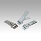 Latches, steel or stainless steel, with adjustable metal plate hook for up to 4000N, fastening holes visible, long version
