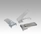 Latches, steel or stainless steel, with adjustable metal plate hooks for up to 4000N, fastening holes concealed, long version