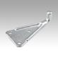 Catch plates for latches with adjustable draw bail for up to 30500N, heavy duty version, Form A
