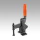 Toggle clamps vertical heavy-duty with fixed clamping spindle