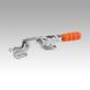 Toggle clamps hook horizontal with catch plate