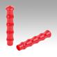 Plastic grips, round with round opening