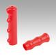 Plastic grips, round with round opening