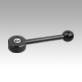 Tension levers flat, with internal thread, 0°