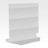 Tombstones single-sided without grid holes