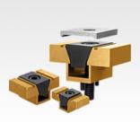 Wedge clamps with aluminium channel and machining allowance