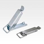 Latches, steel or stainless steel, with draw bail for up to 3000N, fastening holes concealed