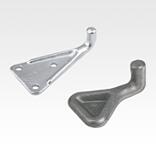 Catch plates for latches with adjustable draw bail for up to 30500N, heavy-duty version