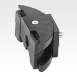 Adapter Kunststoff antistatischfür Profilnut, schwenkbar