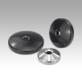 Levelling feet platesdie-cast zinc or stainless steel 