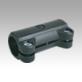 Tube clamps, straight, plastic