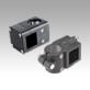 Linear actuator connector clamps, cross