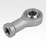 Gelenkköpfe mit Gleitlagerung Innengewinde, Edelstahl, DIN ISO 12240-1, wartungsfrei