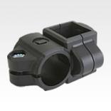 Tube clamps, cross, plastic
