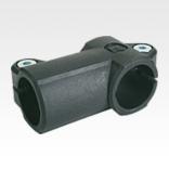 Tube clamps T-angle plastic