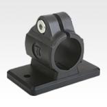 Tube clamps, flange, plastic
