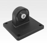 Tube clamps swivel base, sunken teeth, plastic