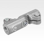 Tube clamps, swivel, aluminium