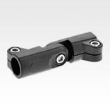 Tube clamps, swivel, plastic