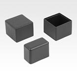 Protective caps, plastic for square tubes