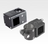 Linear actuator connector clamps, cross