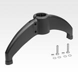 Tube clamp feet, plastic, for round tubes 
two-leg