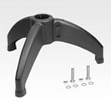 Tube clamp feet for round tubes 
three-leg
