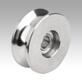 Guide rollers, steel, concave