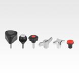 Grips, knobs