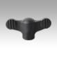 Wing grips antibacterial internal thread, metal parts stainless steel