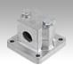Tube clamps, flange, aluminium