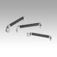 Tubular handles, carbon with stainless steel grip legs