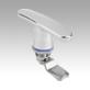 Západkové uzávěry z nerezové oceli 1.4404, v provedení Hygienic DESIGN, s úchytem tvaru T