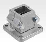 Tube clamps, base, aluminium