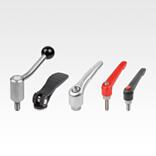 Clamping levers, tension levers, cam levers