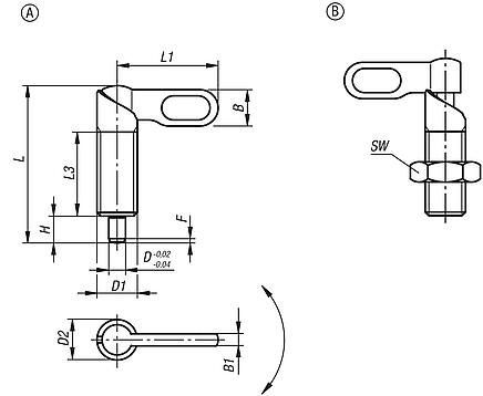 Cam-action indexing plungers stainless steel 