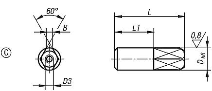 Locating pins removable Form C