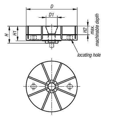 Collets for internal clamping