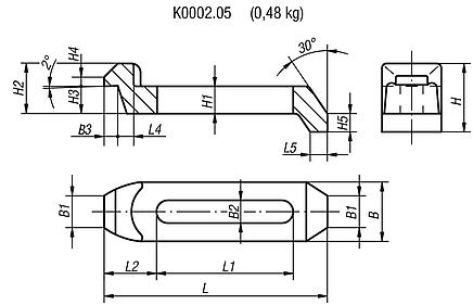 Clamp straps gooseneck