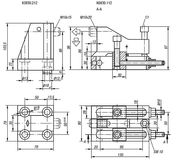 Side clamps
