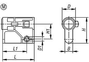 Profile half-cylinder locks Form M for swivel grip