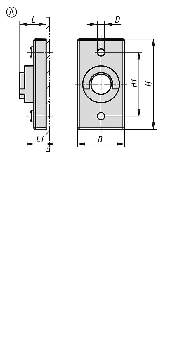 Adapters for tongues, zinc, Form A